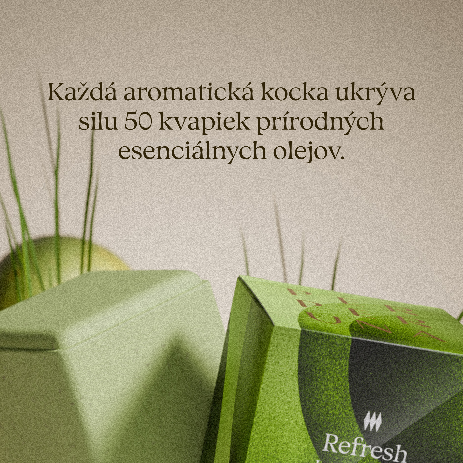 Refresh - Cubo aromático de ducha