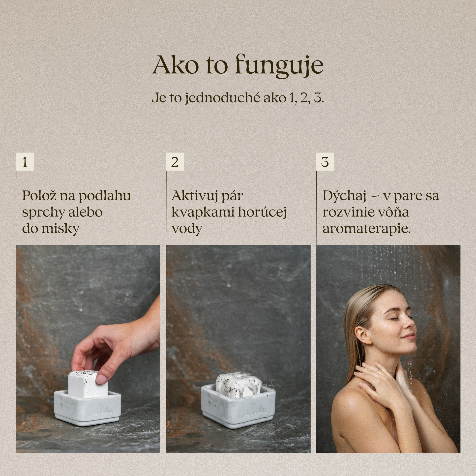 Breathe - Cubo aromático de ducha