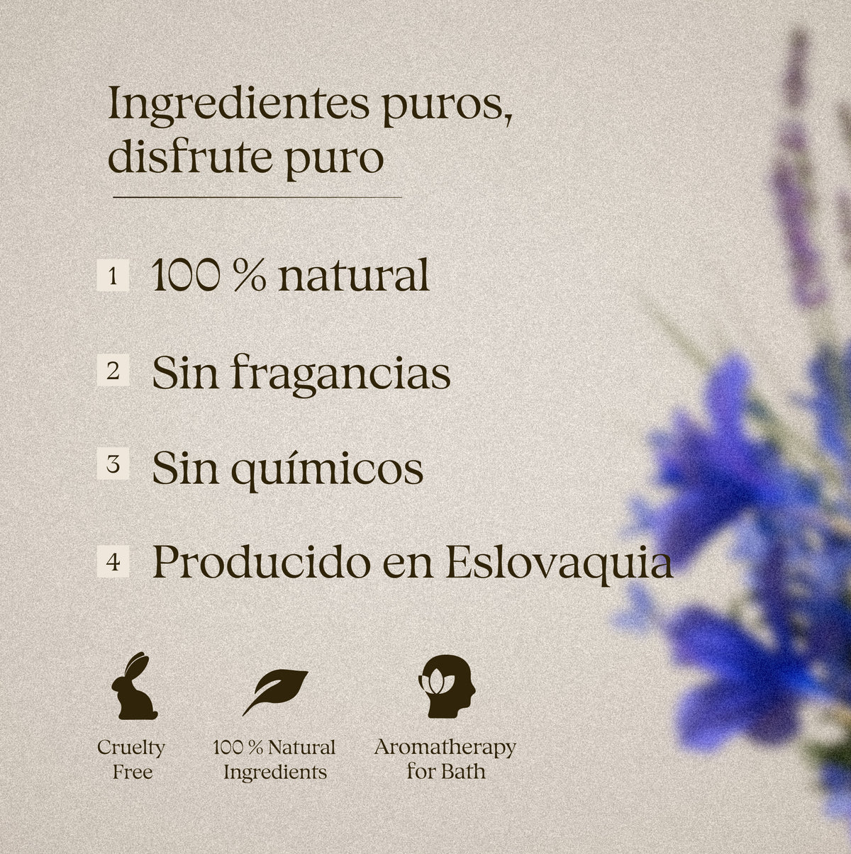 Dream Valley 50 g – té de baño: ingredientes puros, sin fragancias, producido en Eslovaquia