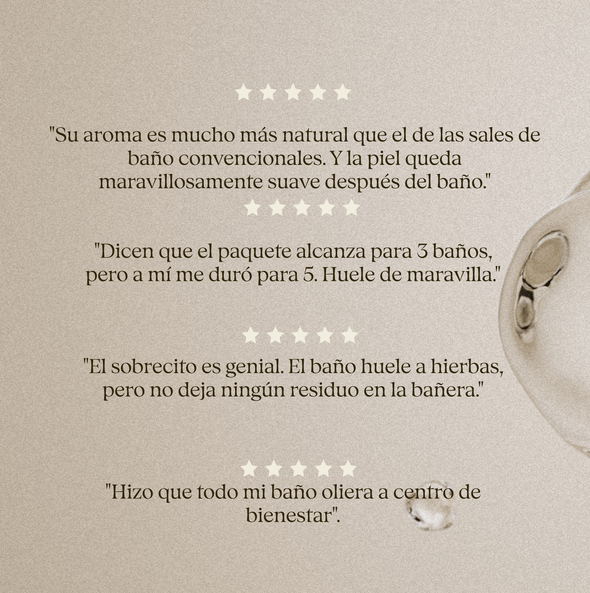 Colección completa de aromaterapia para ducha y baño