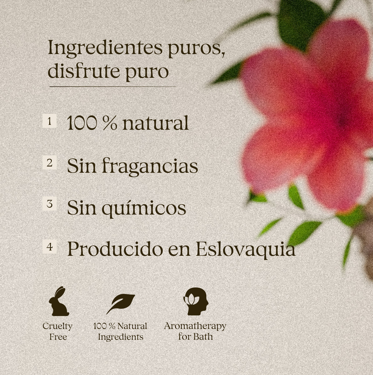 Secret Garden 50 g – té de baño: ingredientes puros, sin fragancias, producido en Eslovaquia