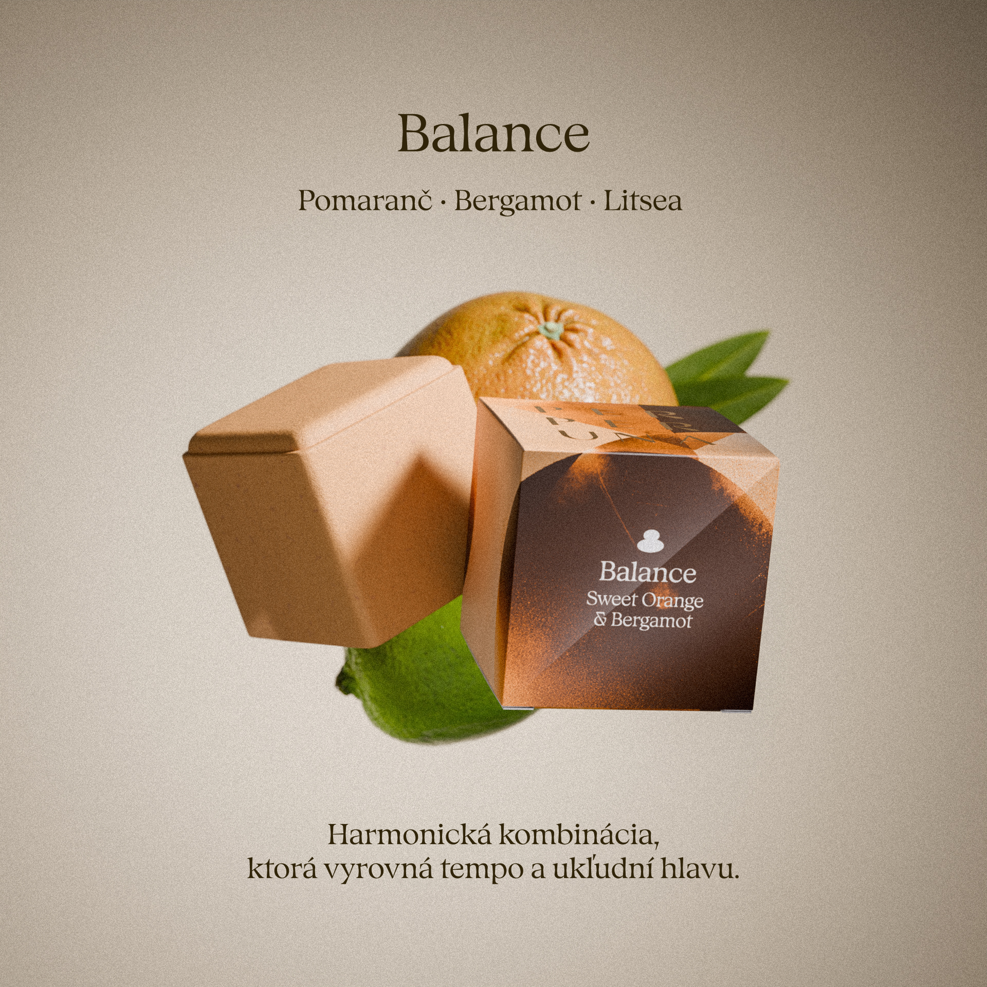 Balance - Cubo aromático de ducha