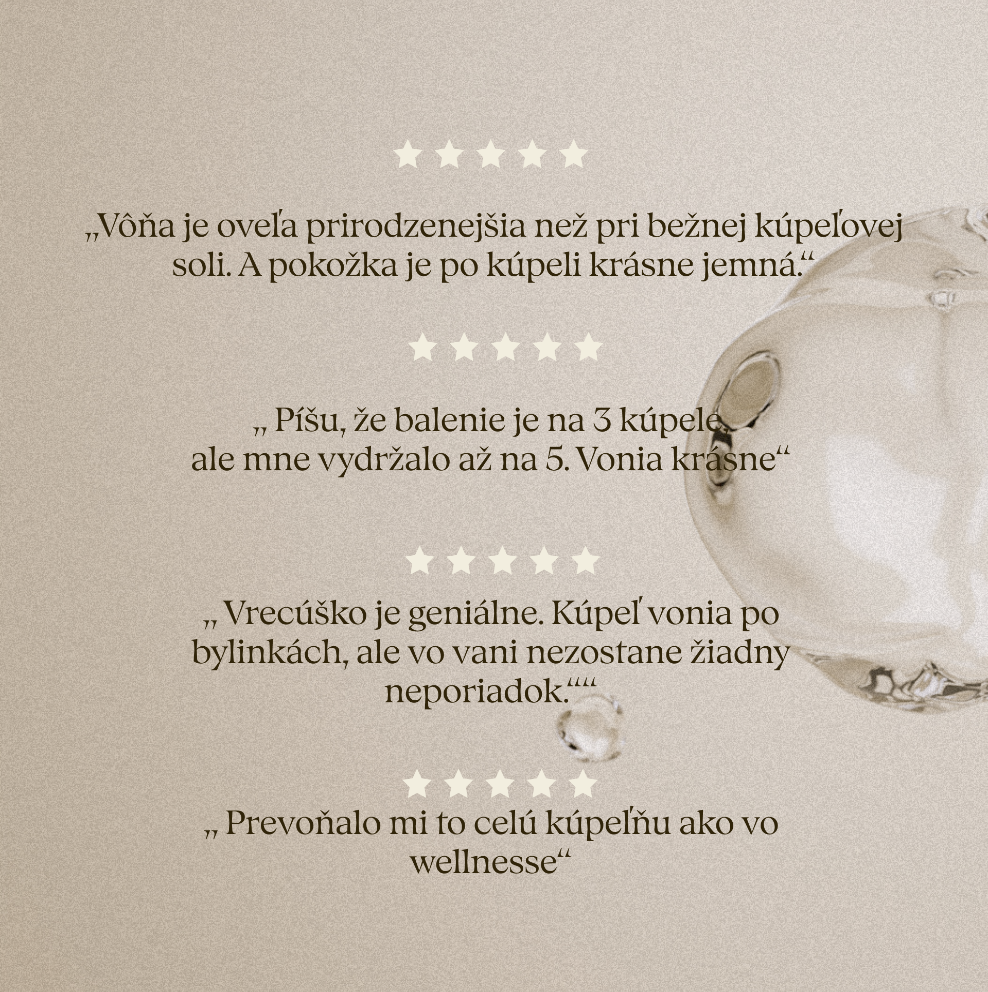 Colección completa de tés de baño + vaso y cuchara