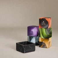 Set ventajoso – 5 cubos de ducha + cuenco de piedra