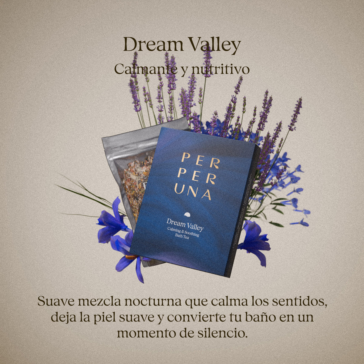 Dream Valley 50 g – té de baño: tarjeta del aroma