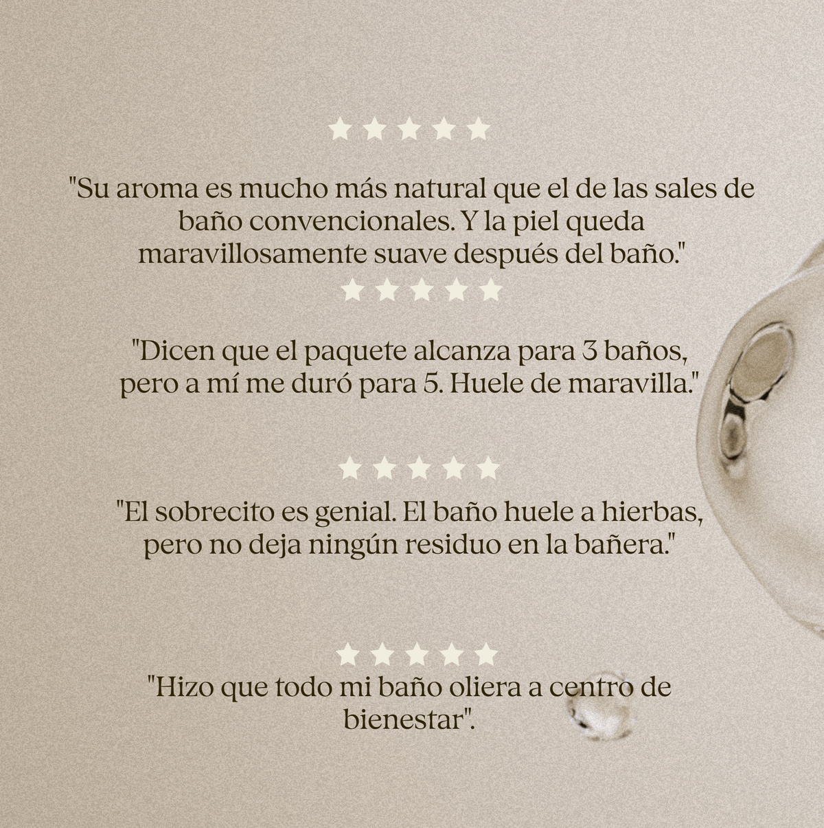 Colección completa de aromaterapia para ducha y baño