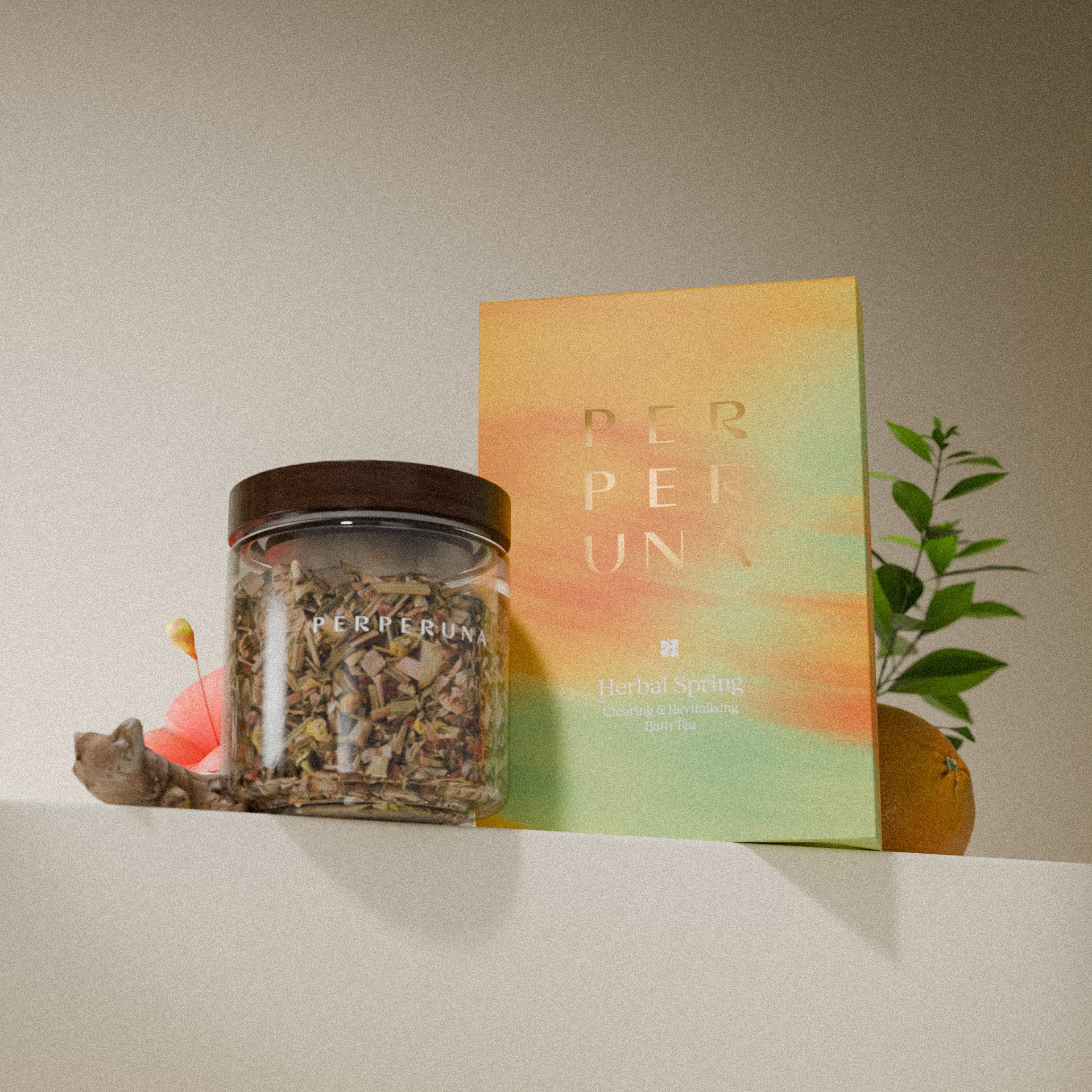 Herbal Spring - Té de baño - Revitalizante y purificante