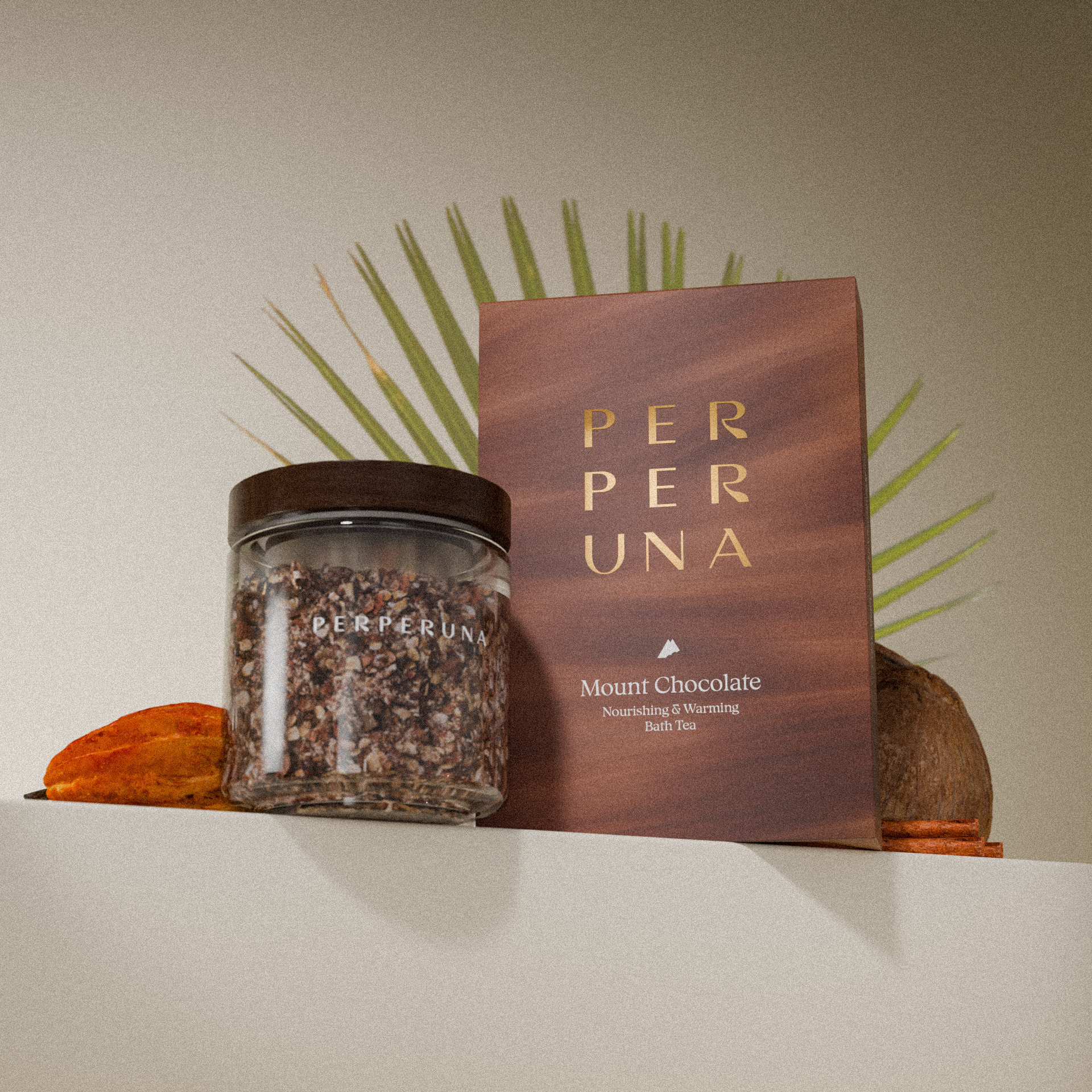 Mount Chocolate - Té de baño - Reconfortante y nutritivo